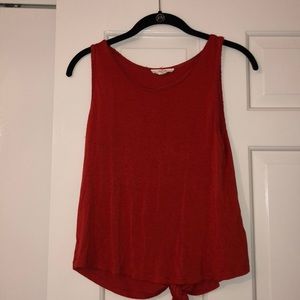 Sun & Shadow Tie Back Top